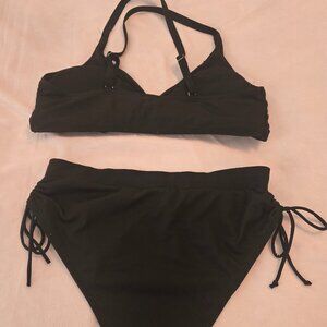 Black bikini swimsuit size 0XL